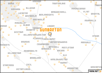 map of Dunbarton