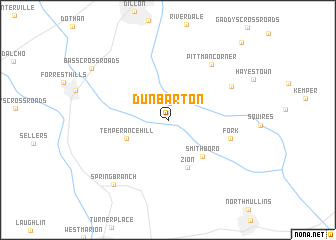 map of Dunbarton