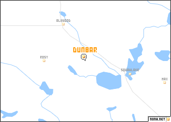 map of Dunbar