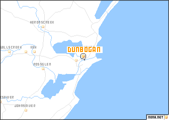 map of Dunbogan