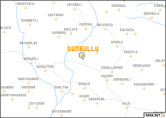 map of Dünbüllü