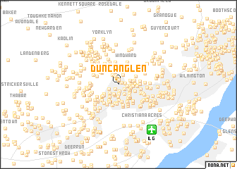 map of Duncan Glen