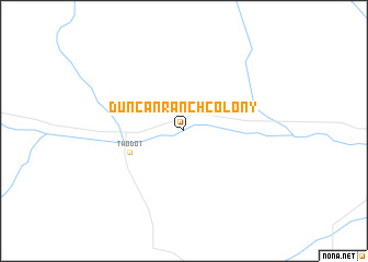 map of Duncan Ranch Colony