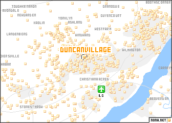 map of Duncan Village