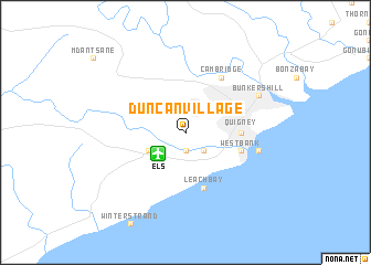 map of Duncan Village