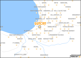 map of Duncan