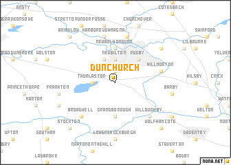 map of Dunchurch