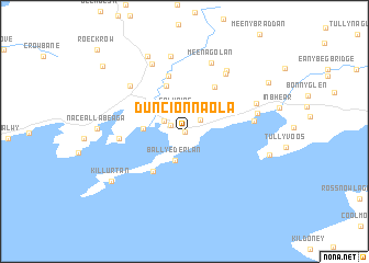 map of Dún Cionnaola
