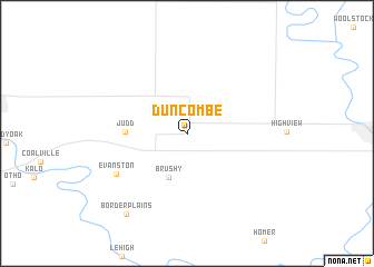 map of Duncombe