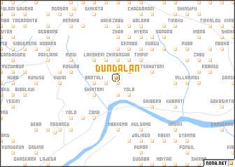 map of Dundalan