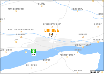 map of Dundee