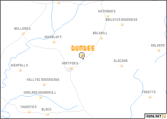 map of Dundee