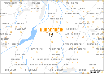 map of Dundenheim