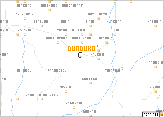 map of Dunduko