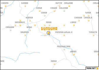 map of Dunduma