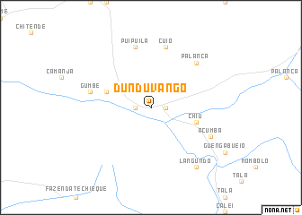 map of Dunduvango