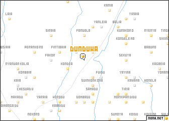 map of Dunduwa