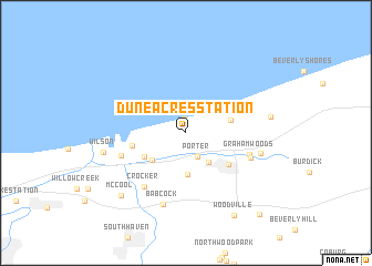 map of Dune Acres Station