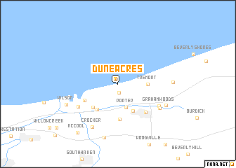 map of Dune Acres