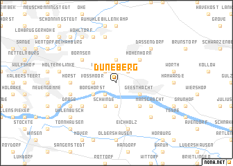 map of Düneberg