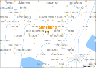 map of Düneburg