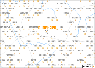map of Dunemaro