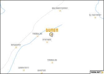 map of Dunen