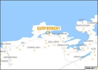map of Dunfanaghy
