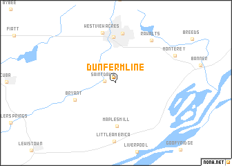 map of Dunfermline