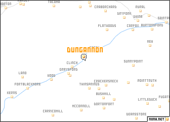 map of Dungannon