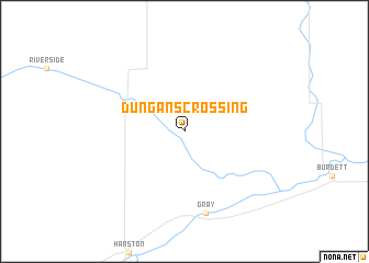 map of Dungans Crossing