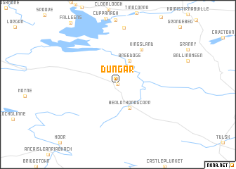 map of Dún Gar