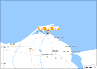 map of Dungeness
