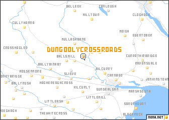 map of Dungooly Cross Roads