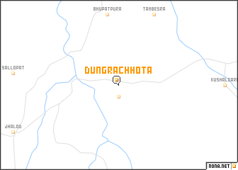 map of Dūngra Chhota