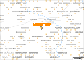 map of Düngstrup