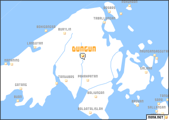 map of Dungun