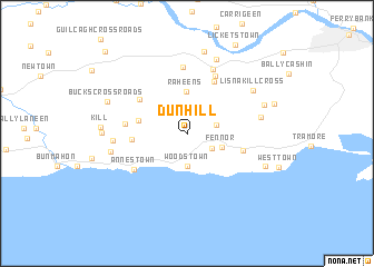 map of Dunhill