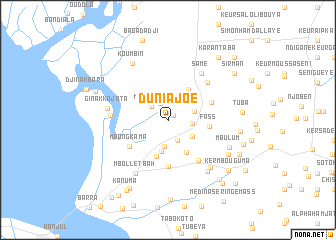 map of Duniajoe