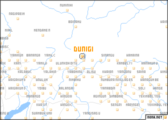 map of Dunigi