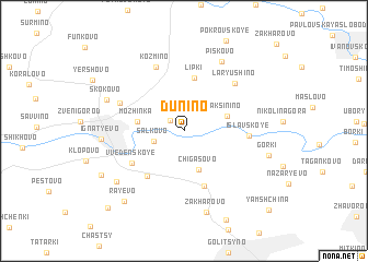 map of Dunino