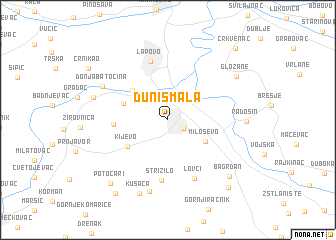 map of Ðunis-Mala