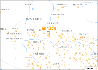 map of Dunjak