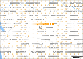 map of Dunkannamulla