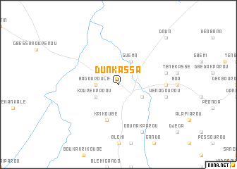 map of Dunkassa