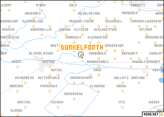 map of Dunkelforth