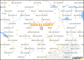 map of Dunkelsdorf