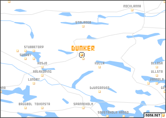 map of Dunker