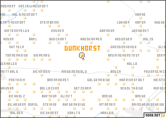 map of Dunkhorst