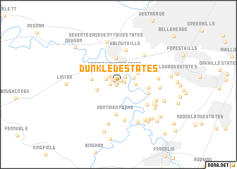 map of Dunkled Estates